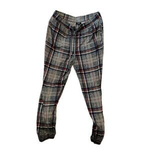 Ande Black Blue Gray Checked Lounge/Pajama Pants Mens Lar